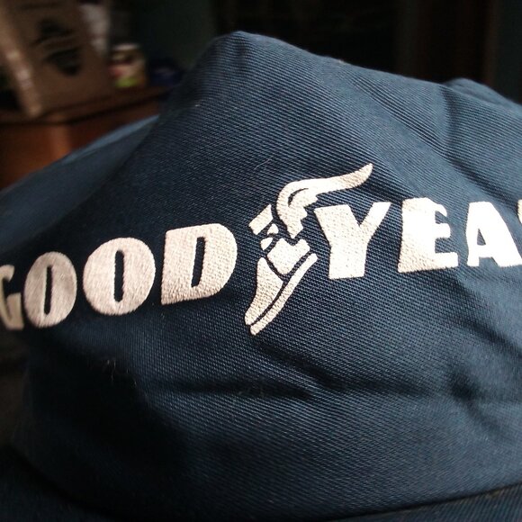 Vintage Goodyear Snap Trucker Hat Cap - Picture 2 of 8